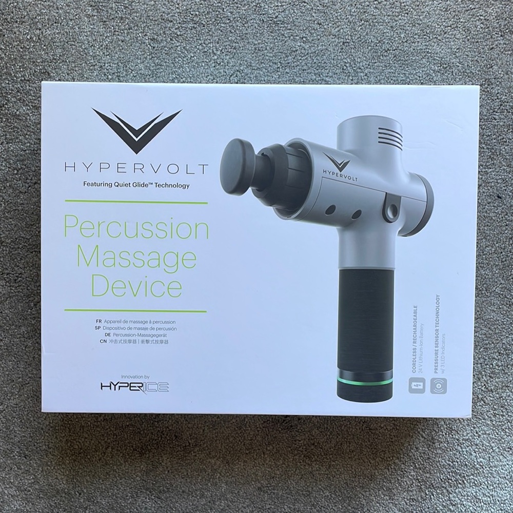 Hypervolt Quiet Glide Technology - Handheld Massage Gun